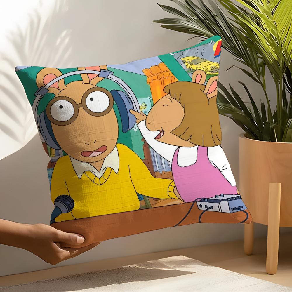 Arthur Pillow Case Linen Cushion Covers For Decorative Sofa Home Pillows Case Car Chair Pillows Cases
