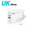 240W Multi-Port Charger with PD Smartphone Fast Charging EU/UK Plug QC3.0 + PD Adapter