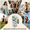 Abstract Blue Camo Print Stainless Steel Insulated Coffee Tumbler Vacuum Thermal Cup Leakproof Travel Mug for Office Outdoor Gift
