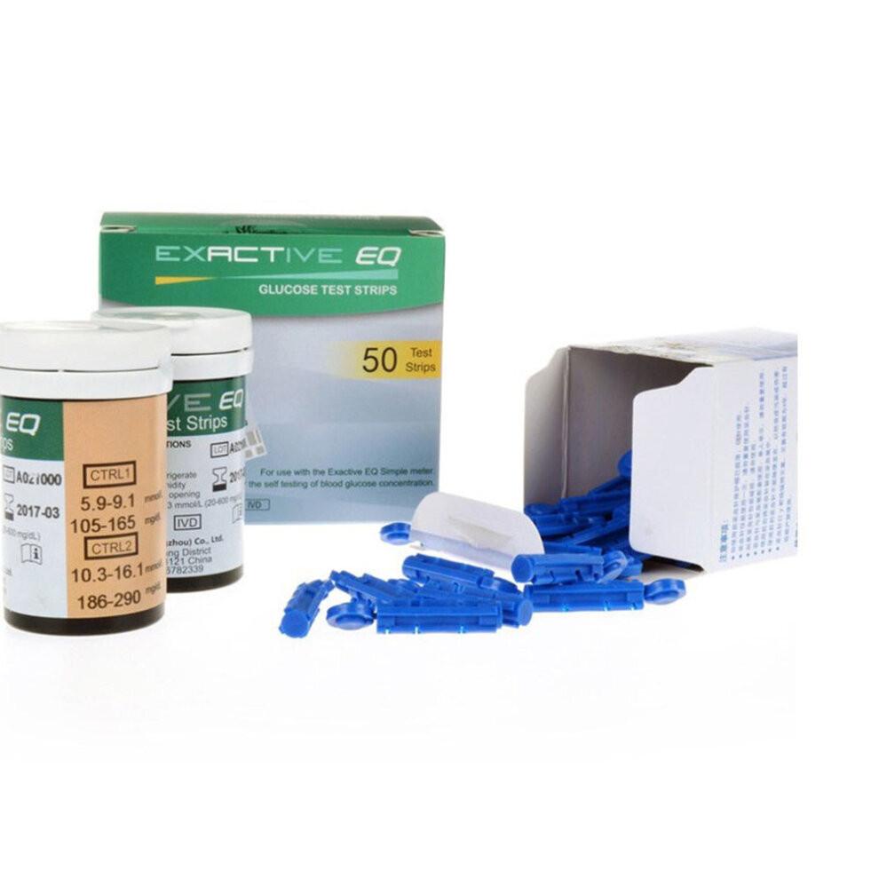 Exactiv Eq Impulse 50pcs Household Glucometer Blood Glucose Needles Papers Test
