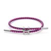 Bracciale in Acciaio a Forma di H: Acciaio Inossidabile Regolabile, Oro 3D, Impermeabile, Resistente al Sudore, Design a Corda