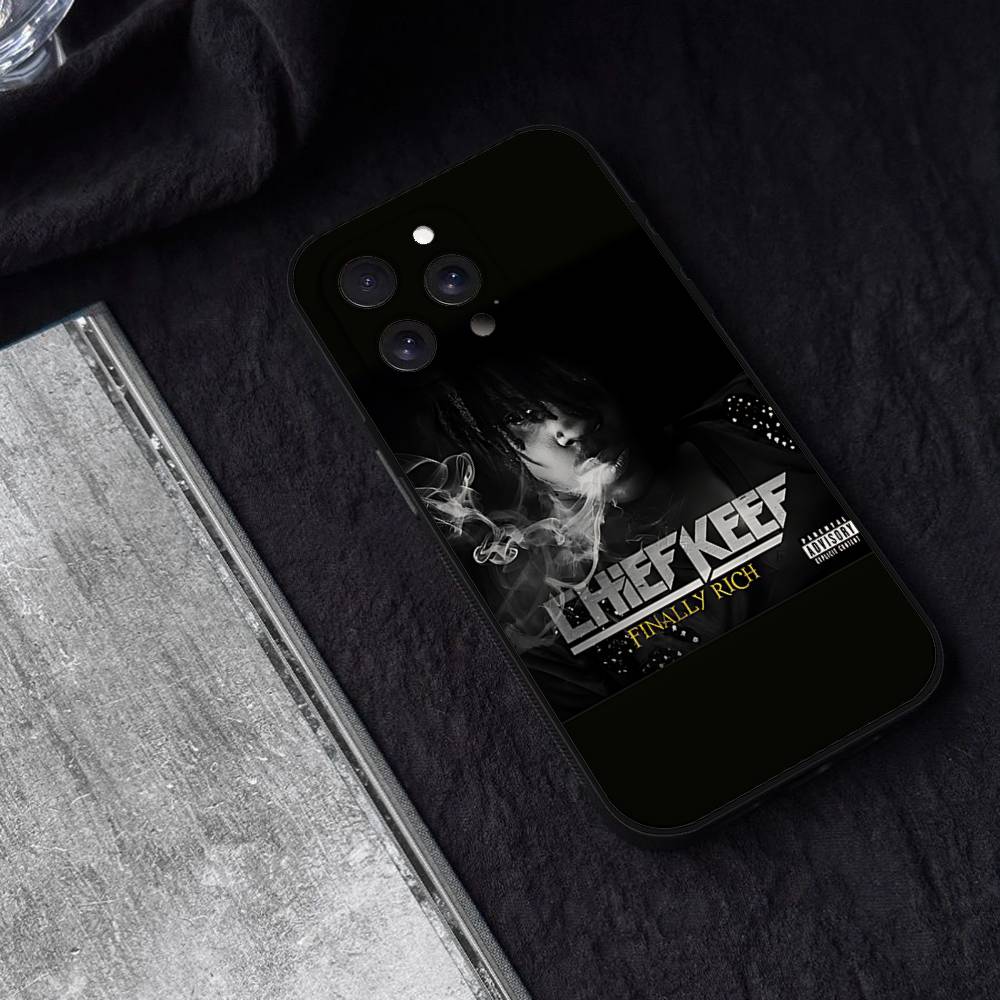 Chief Keef American Rapper Phone Case Phone Case For Iphone 17 16 15 11 13 14 Pro Max X Xr Xs Max 12mini Black Shell Cover Case