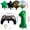 Gaming Theme Balloon Set Gamepad Aluminum Film Balloon Decoration Birthday Party Celebration Arrangement