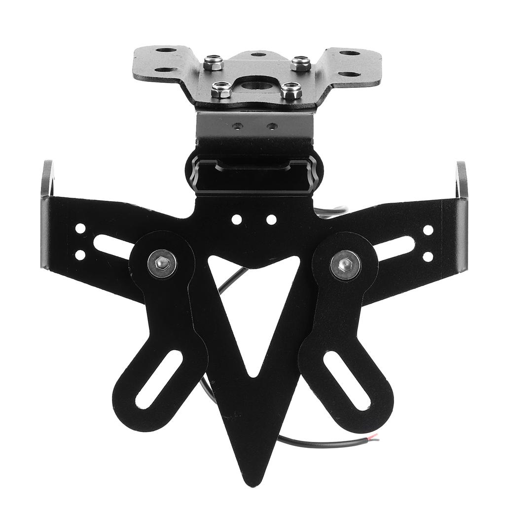 Rear License Plate Holder Tail Tidy Fender Eliminate with LED Light Fit for Yamaha MT‑07 FZ‑07 13‑20