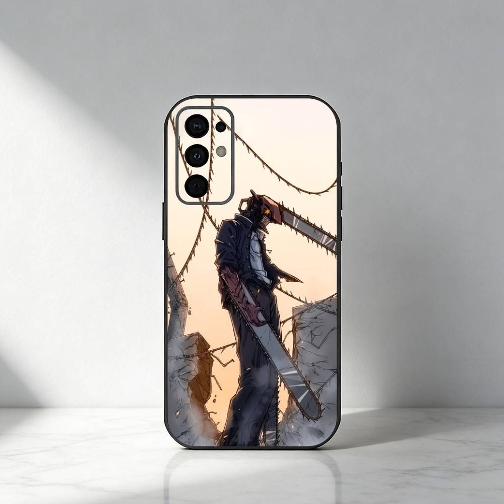 D-Denji C-Chainsaw Man  Phone Case For Samsung S25,S24,S21,S22,S23,S30,Ultra,S20,Plus,Fe,Note,5G Black Cover