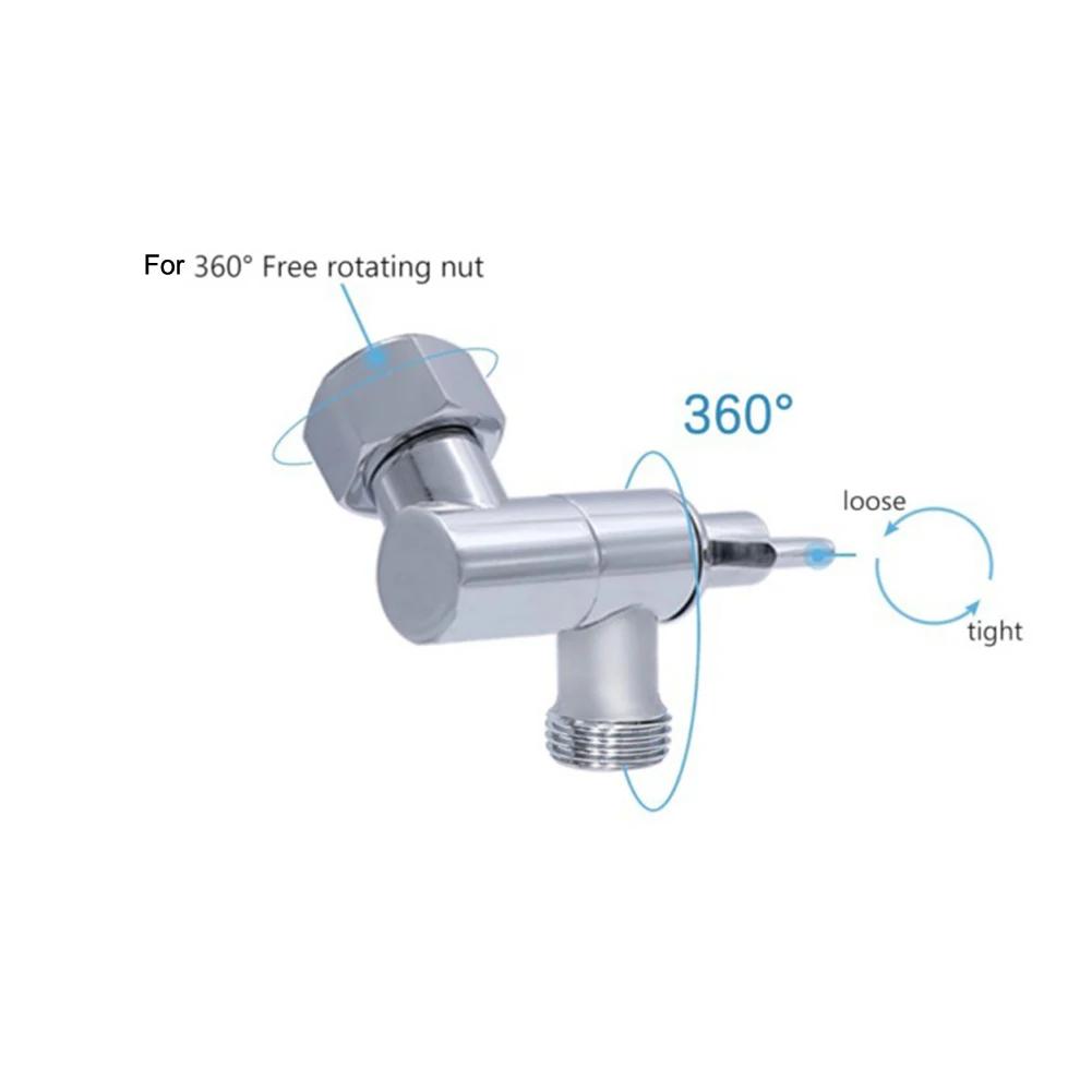 Verstellbarer Duschkopfadapter Messingbogen Schalteradapter Verstellbares Duschkopf-Umschaltventil Ersatz Badezimmerzubehör