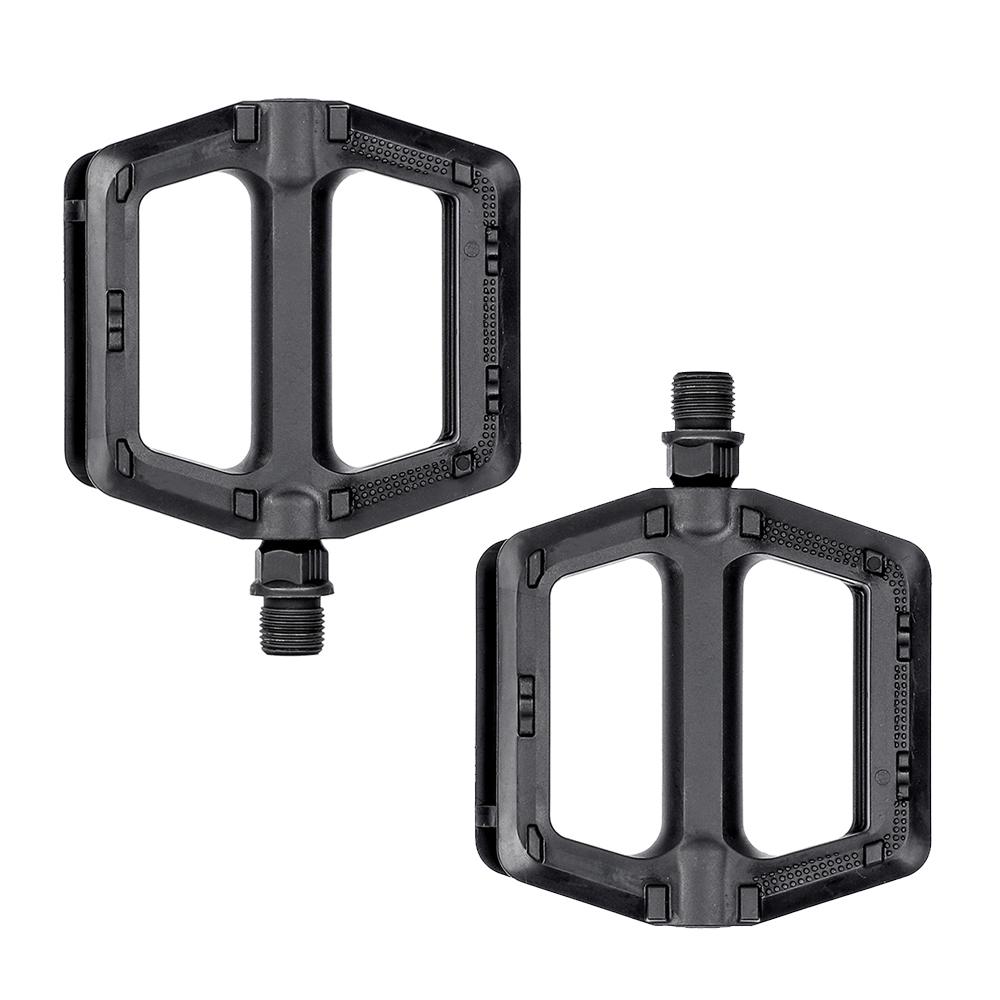 1 Pair Fine Quality Portable Bike Bicycle Pedals Plastic Road Bike Double Pedals Cycle Mountain Bike Parts