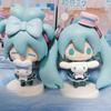 Anime Hatsune Miku Figur Cinnamoroll Figuren Miku Q-Version Puppe Actionfigur Ornament Modell Spielzeug Peripherie Sammlerstücke Geschenke