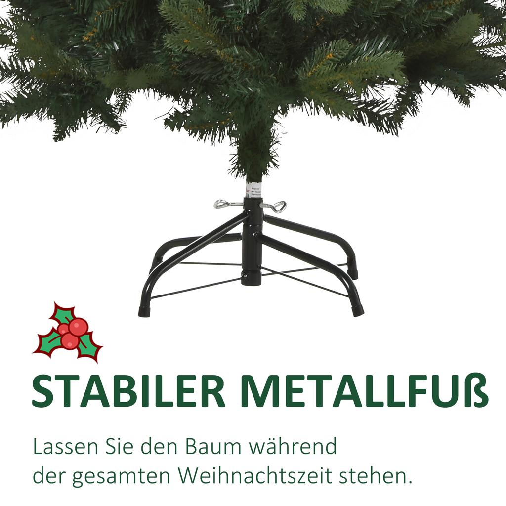 Christmas Tree, Artificial Fir, 1.2 M, Incl. Stand, Ø85 Cm X 120 Cm, Green