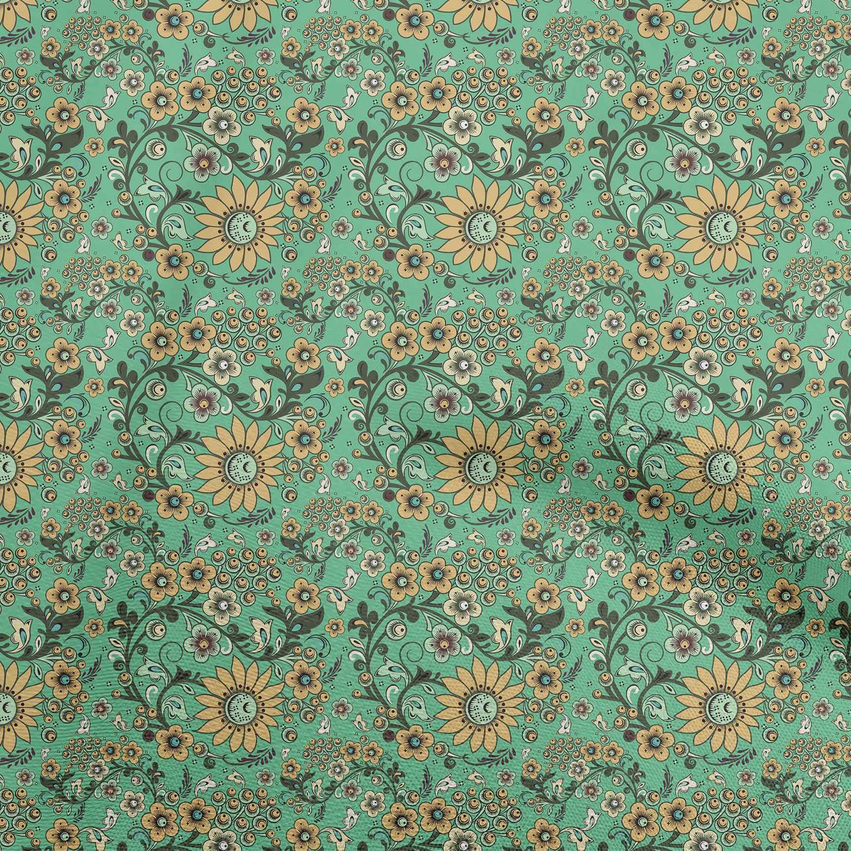 

OneOone Бавовняна гнучка світло-сіра тканина Азіатська сукня Сузані Матеріал Тканина Тканина з принтом у дворі 40 дюймів 42 Inch Wide - Viscose Chiffon кольору морської хвилі