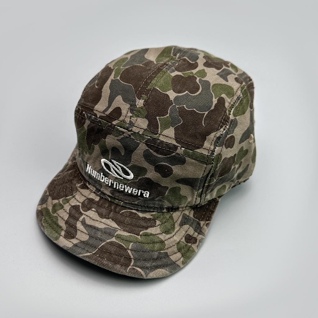 Niche Camouflage American Alphabet Embroidered Light Board Baseball Cap Men'S And Women'S Sunshade Flat-Brimmed Cap