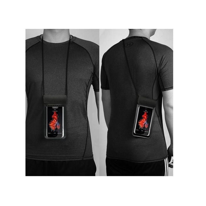 Housse étanche pour téléphone - HAWEEL - VSMART JOY 1 (2018) - Submersible - Plage/Piscine/Plongée - Noir