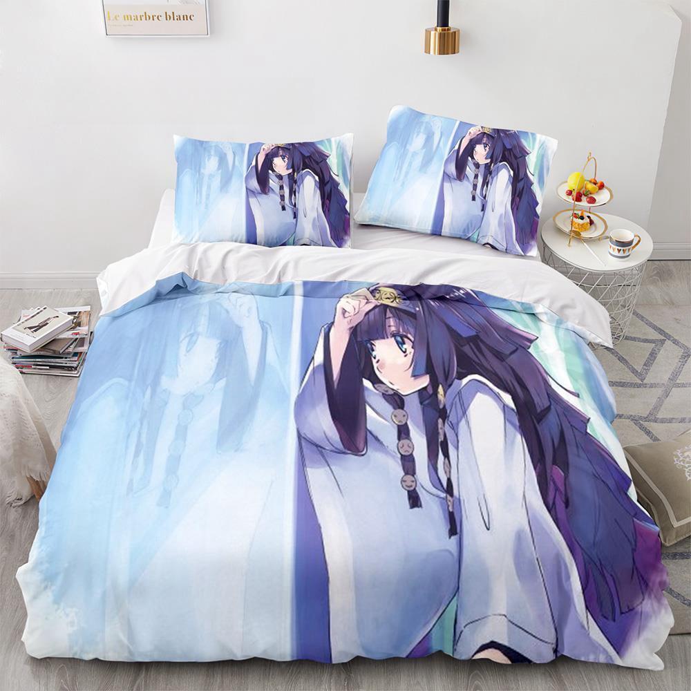 Fashion Anime HUNTER×HUNTER Bedding Set Single Twin Full Queen King Size Bed Set Adult Kid Bedroom Duvetcover Sets Home Textiles