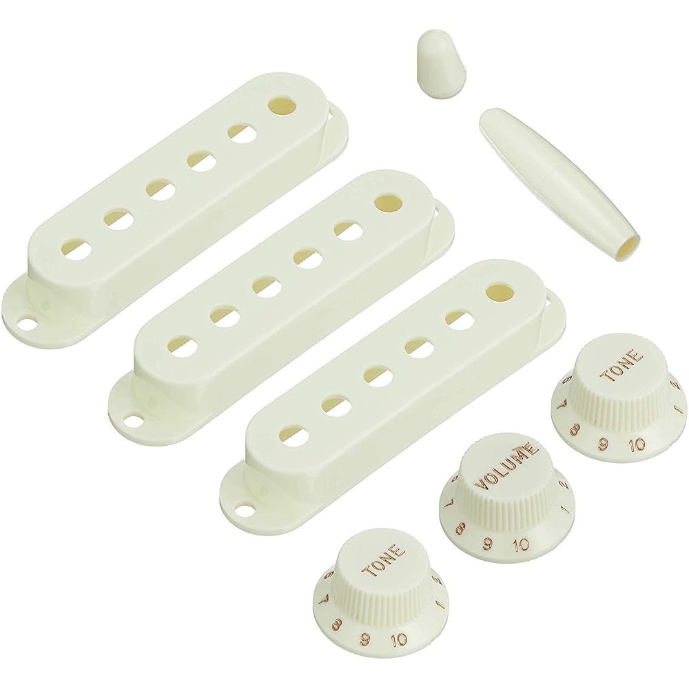 Fender Pure Vintage  60s Stratocaster Accessory Kit White - Guitar Parts and Accessories
