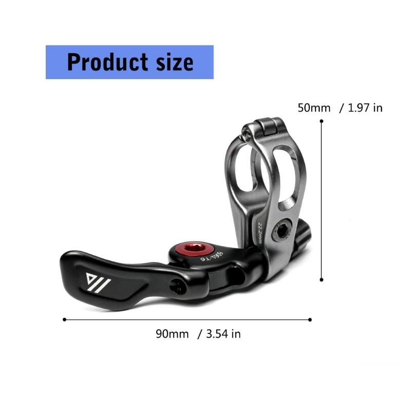 Aluminum Alloys Bike Dropper Post Remote Lever Bike Seats Tube Height Cable Adjusted Lever Easy To Installation