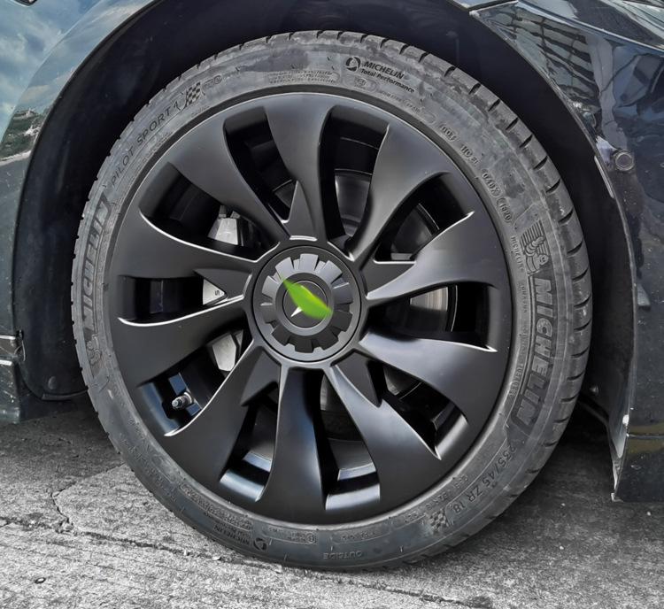 Tesla Model 3 18" Cyclone Wheel Cover - Anti-scratch, Full Coverage Hub Protection Accessory