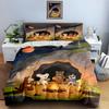 Campfire, animals, cave. Bedding Duvet cover sets Duvet covers Pillowcases gifts (1 * Duvet Cover 2 * Pillowcases, without duvet insert)