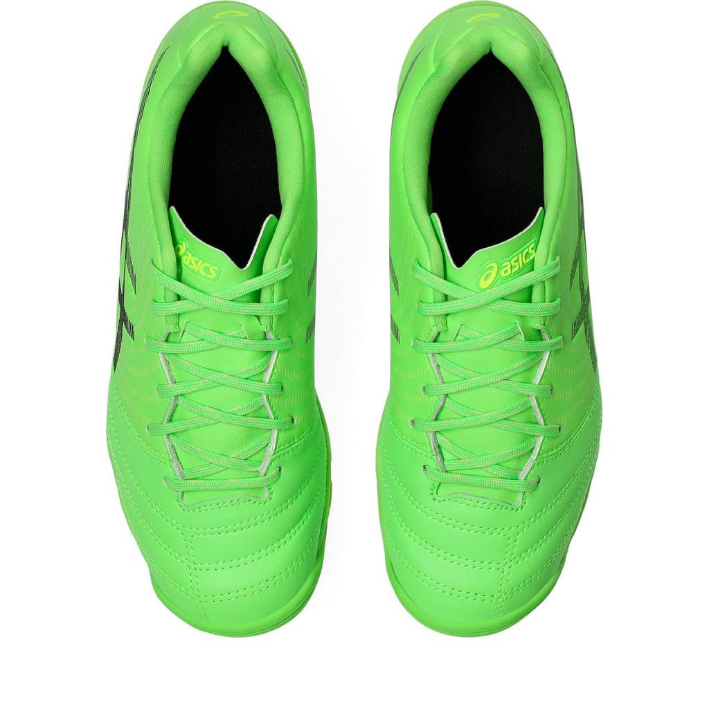 ASICS DS LIGHT JR GS TF Soccer Shoes Size 300 Size 2E (1104A053), Unisex, (Green Gecko/Black), 24.0 cm,