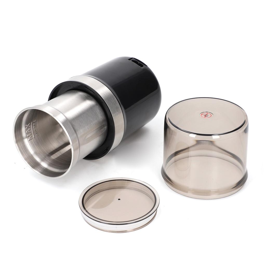 Electric Coffee Grinder SUS304 Blade 1 Key Work Coffee Bean Grinder for Kitchen Shop 100g Capacity