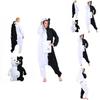 Adorable Danganronpa Monokuma Cosplay Jumpsuit Unisex Pajamas Perfect For Home Leisure