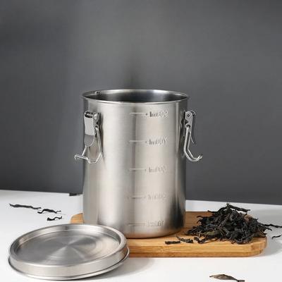 Con Bilancia Serbatoio di Stoccaggio in Acciaio Inossidabile 520/1000/1600/2500ml Secchio Ermetico per Cereali Olio