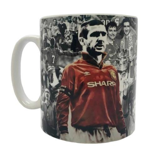 Manchester United FC Eric Cantona Player Photograph Ceramic 312ml Mug