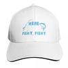 Here Fishy fishy Baseball Cap Luxury Cap Military Cap Unisex foam party Hat Hat Unisex Luxury Luxury Women Unisexs