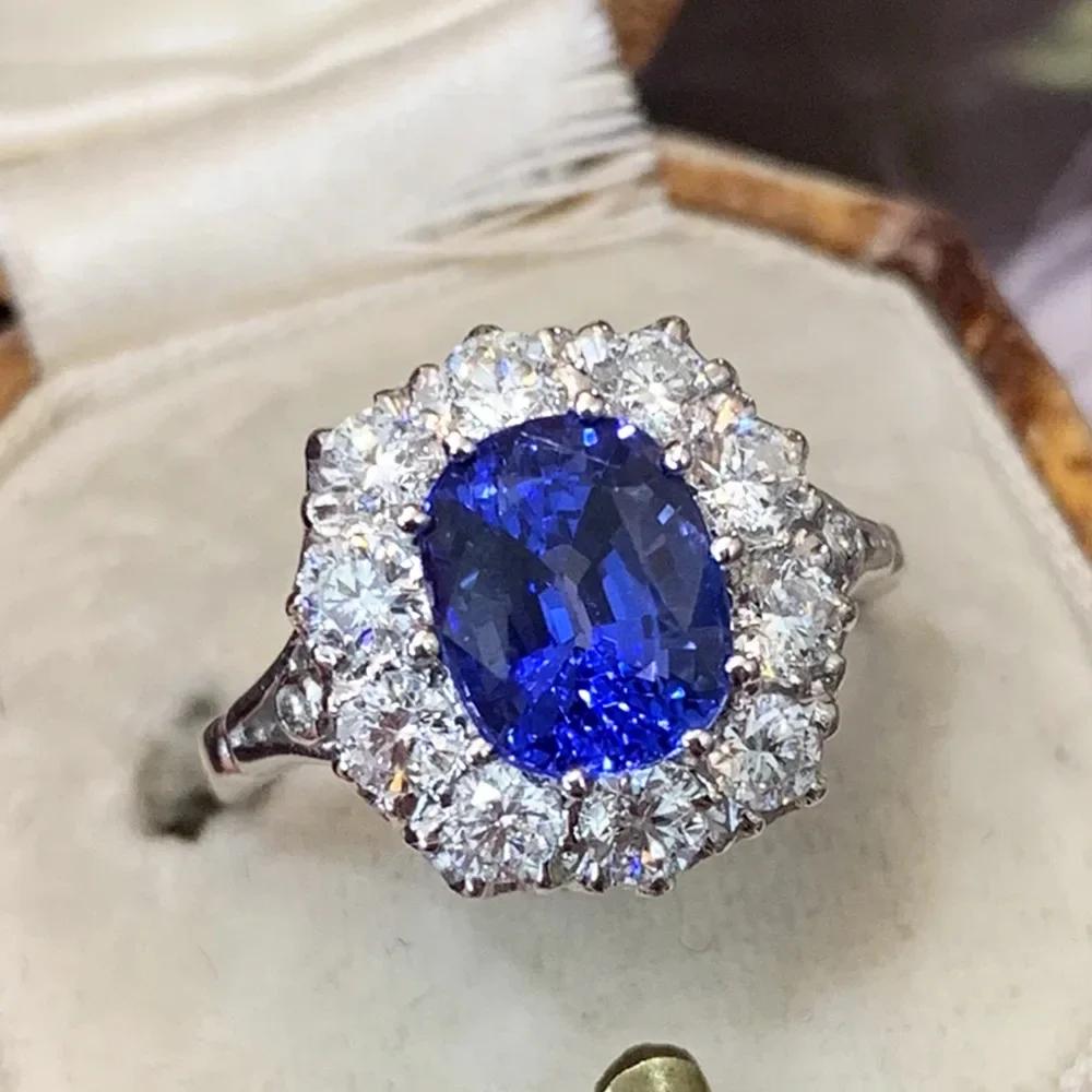 2026 New Sea Blue Cubic Zirconia Ring - Personalized Wedding Party Gorgeous Accessories of Special Interest To Women