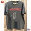 Trendy tričko Radiohead 2001 World Tour Graphic Charcoal Unisex S-5XL
