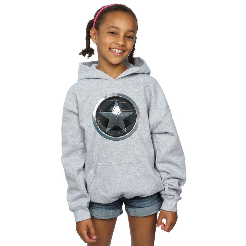 Marvel Girls The Falcon And The Winter Soldier Chest Star Hoodie