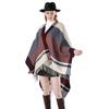 European American Street Style Camouflage Split Warm Shawl Scarf