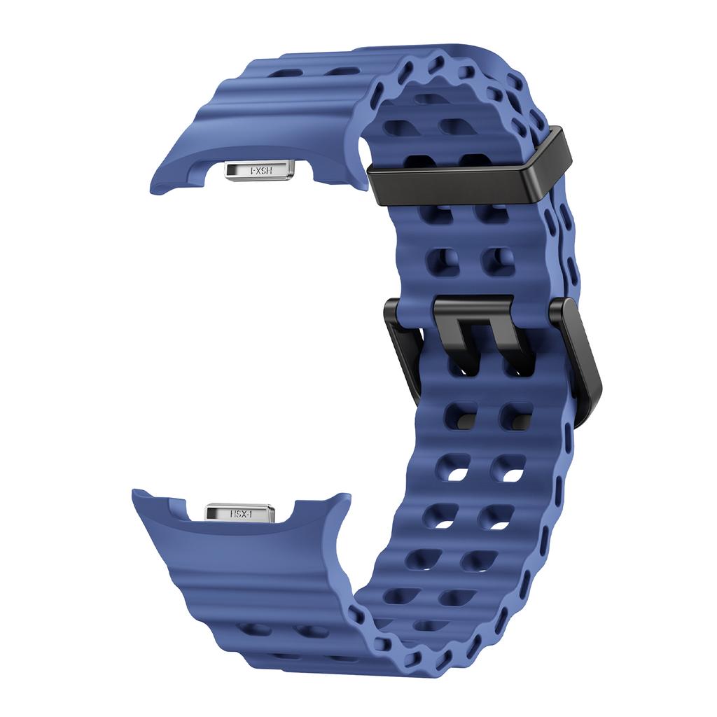Sports Silicone Strap For Samsung Galaxy Watch 8 40 44mm Marine One-Tone Band Bracelet For Galaxy 8Classic 46MM Rubber Watchband