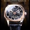 Winner New Top Men's Watch Skeleton Mechanical Watch Automatic Mechanical Watch Men's Belt Watch
