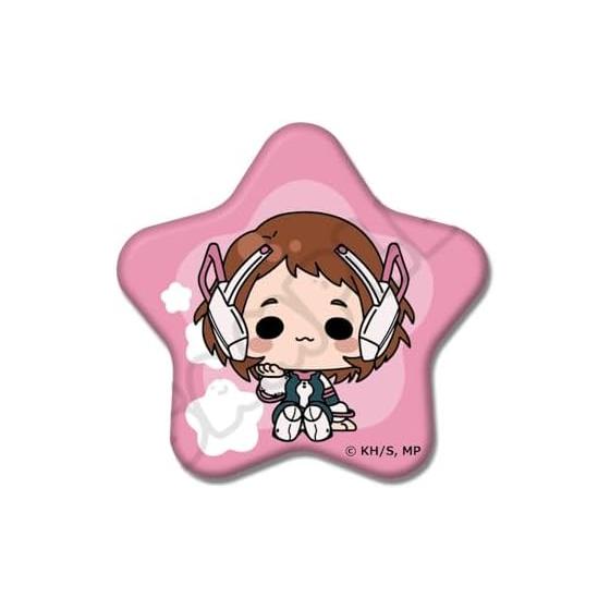 My Hero Academia TV Anime PM Ochaco Uraraka POTEmocho Vol. 1 Star Shaped Tin Badge (within approx. 60mm square)