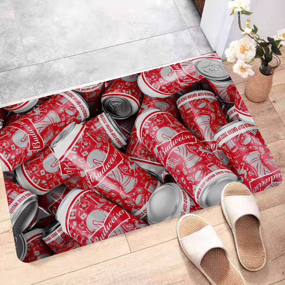 B-Budweisers Floor Mat Non-Slip Laundry Room Mat Laundry Decor Balcony Child Living Room Household Carpets