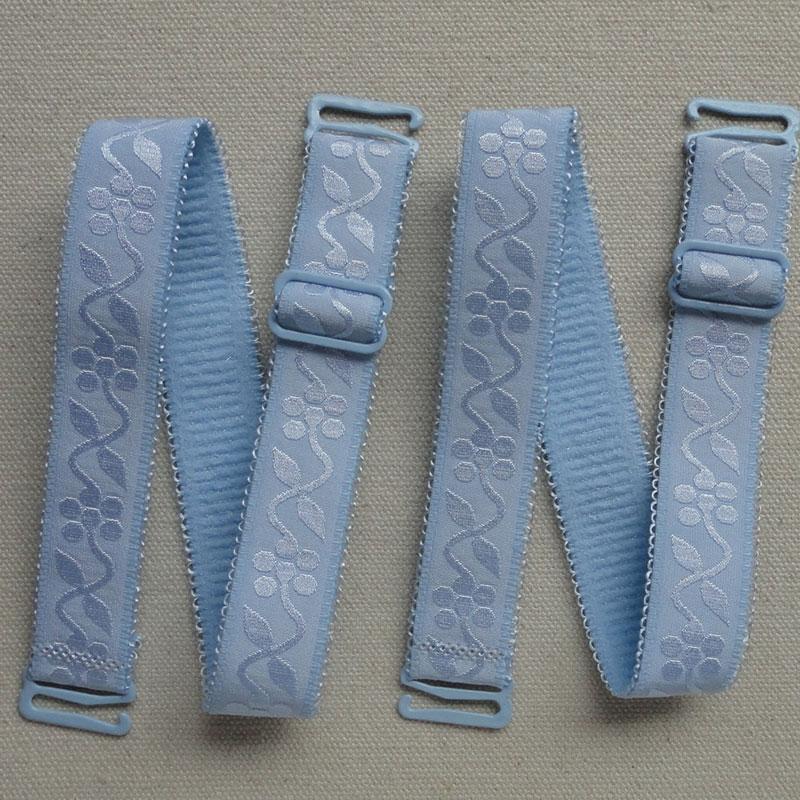 Candy Color Elastické spodní prádlo Ramenní pásek Krajka Krajka Elastický pásek podprsenky 1,5 cm široký měkký a pohodlný dámský pásek podprsenky