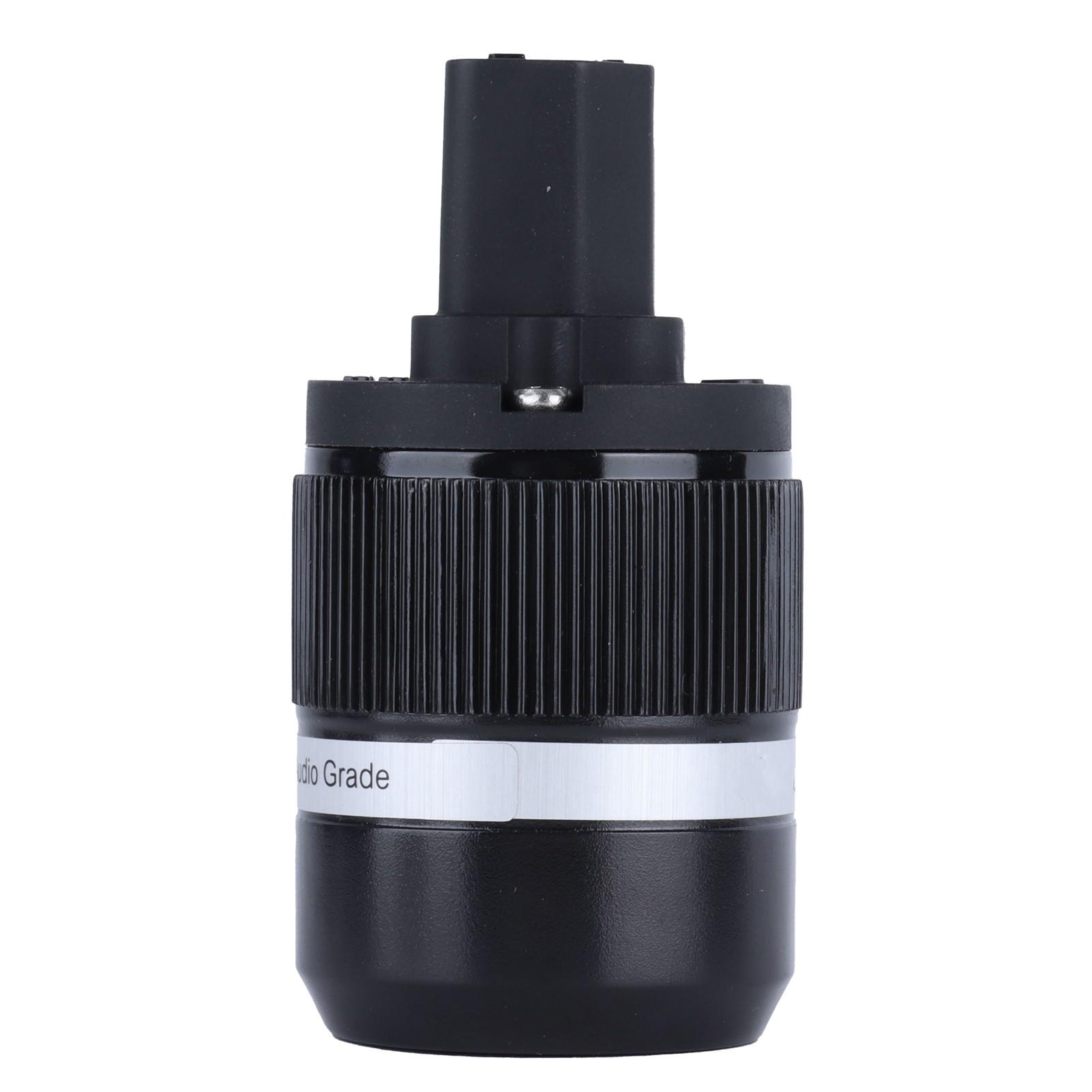 

Monoso F100G Позолоченная вилка питания переменного тока из чистой меди o DIY разъем для вилки шнура питания 125~250В