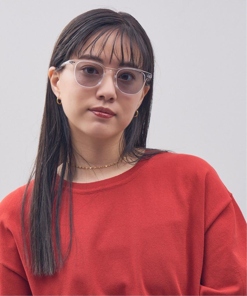 [Zoff] Zoff JOURNAL STANDARD relume Sonnenbrille im Wellington-Stil (Klar, ZH251G0300A1)  Journal Standard Relume  Schwarzer Rand Klarer Rahmen  Farbig