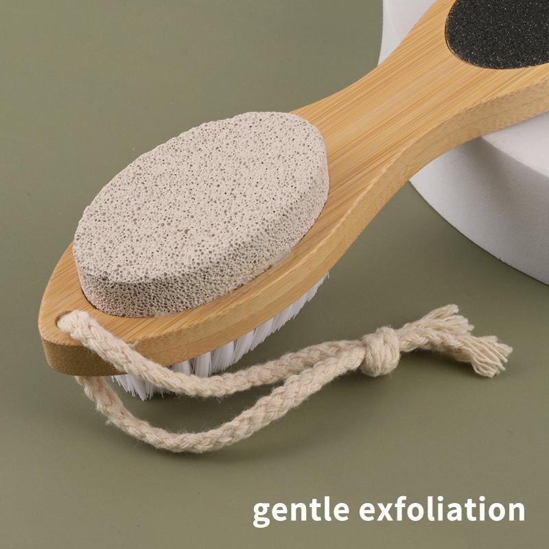 4-in-1 Foot Exfoliating Scrubber Dead Skin Callus Remover Portable Grinding Board for Travel Foot Care