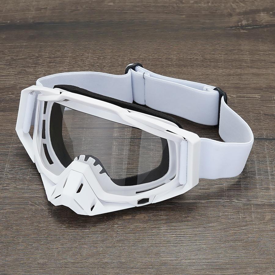 2 Pcs Dirt Bike Goggles, Motorcycle ATV Goggles Riding Goggles Ski Goggles Windproof Glasses Racing Motocross Goggles