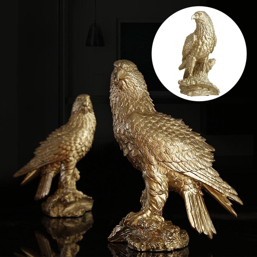 3 Sculpture Figurine Crafts Desktop Artwork Animal Model Abstract Nordic Style Eagle Statue for TV