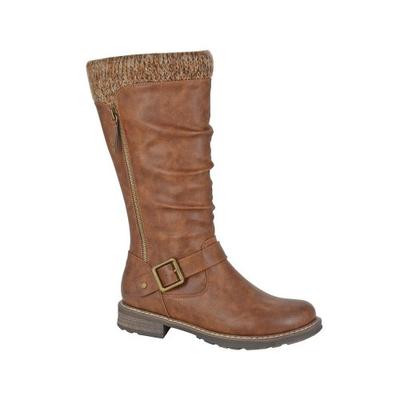 Damskie/damskie buty Alisa PU do połowy łydki