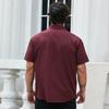 Dibinze Men's Plus Size Short Sleeve Thin Shirt