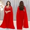 C7305 Elegant Women's Evening Dress with Hot Drilling Detail - European & American Fashion