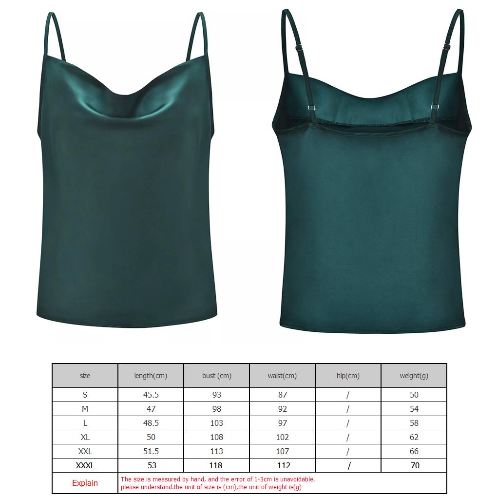 Women Summer Sexy Sling Chiffon Blouse V-neck Sleeveless Solid Color Top