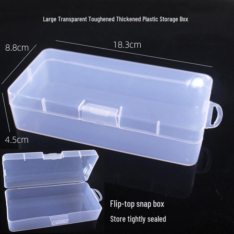 PP Transparent Dustproof Lock Box for Jewelry, Keys, Electronic Parts, and Ornaments
