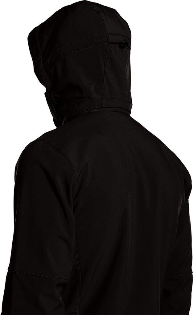 Куртка CMP мужская софтшелл с отстегивающимся капюшоном (3A01787N) nero