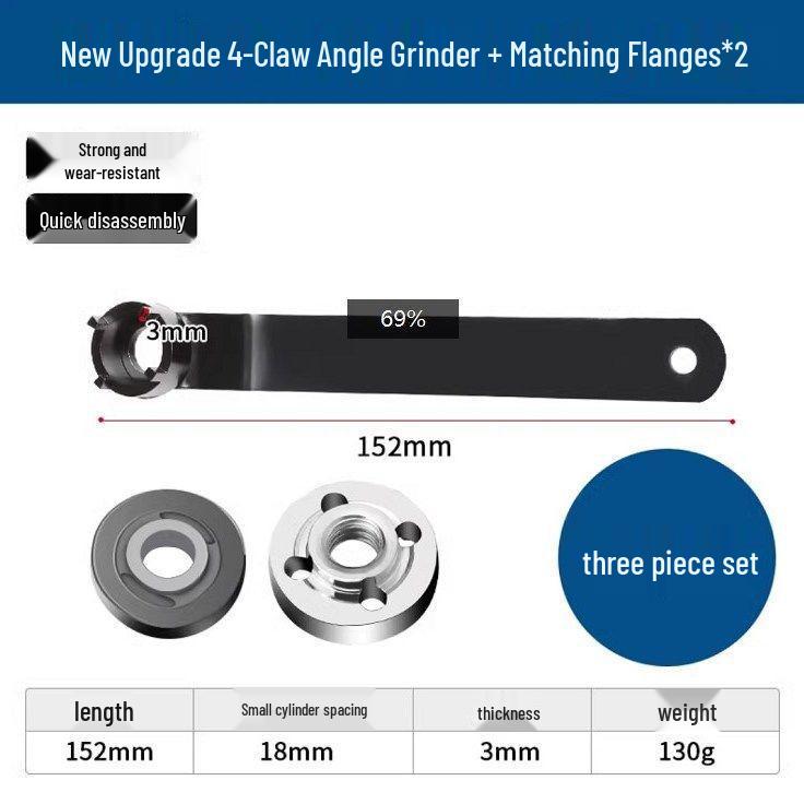 Thickened Angle Grinder Wrench for Polishing and Grinding Wheel Adjustment