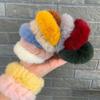 1Pc Fluffy Warm Autumn Winter Elastic Hair Band Scrunchies Large Intestine Hair Ring For Women Girls Plush Hair Rope Hairwear