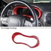 Red Carbon Fiber Dashboard Meter Cover Trim Frame For Dodge Durango 2014-